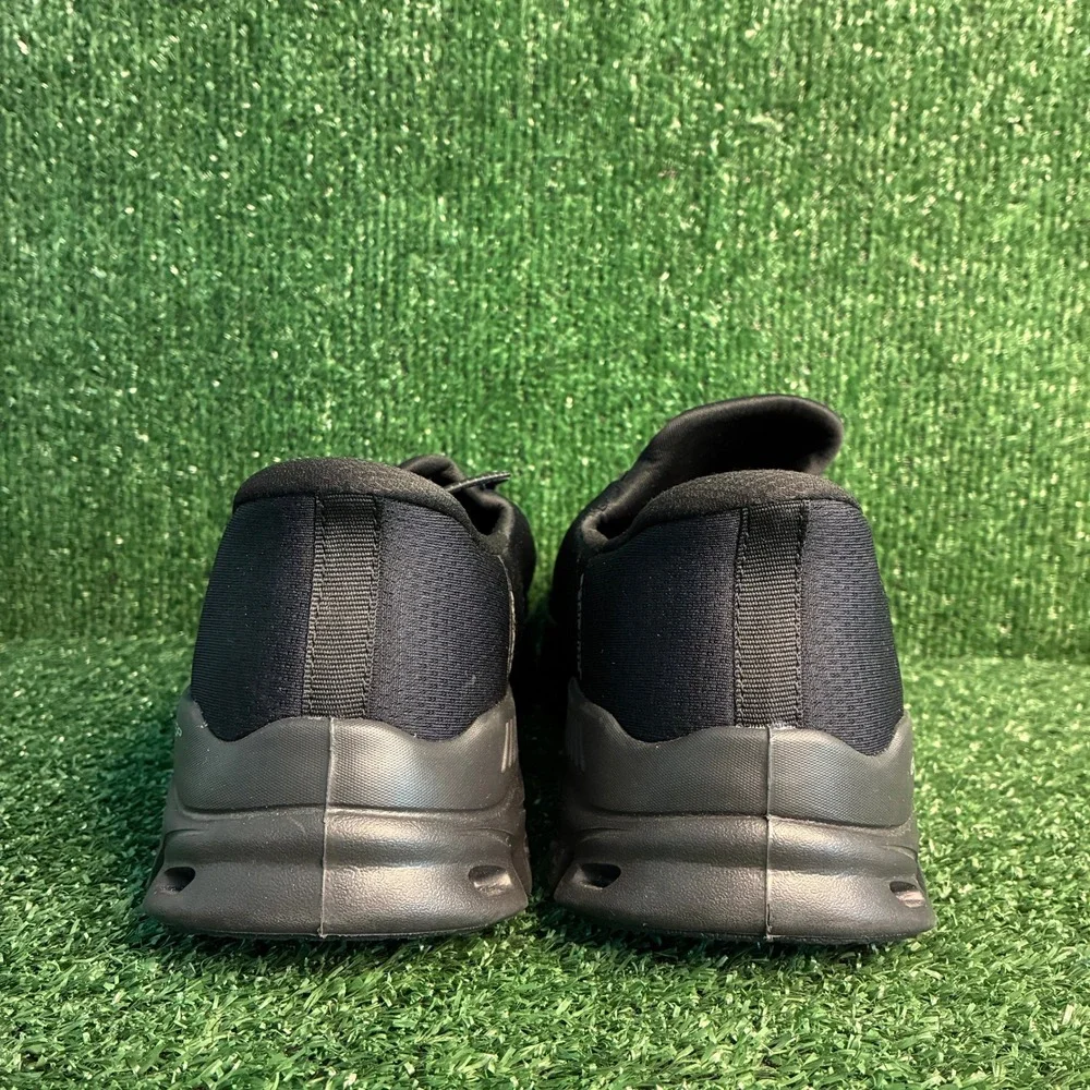 NEW Skechers Glide-Step Zefyr Hands Free Slip-Ins Walking Shoe Black Mens Sz 9.5